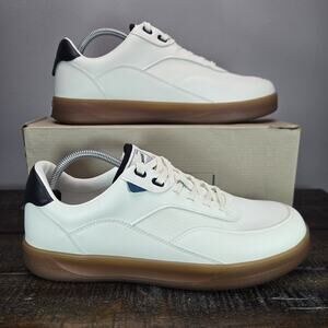 NEW Vessi Courtside Classic Womens Size 8 Waterproof Shoe Casual Off White Black